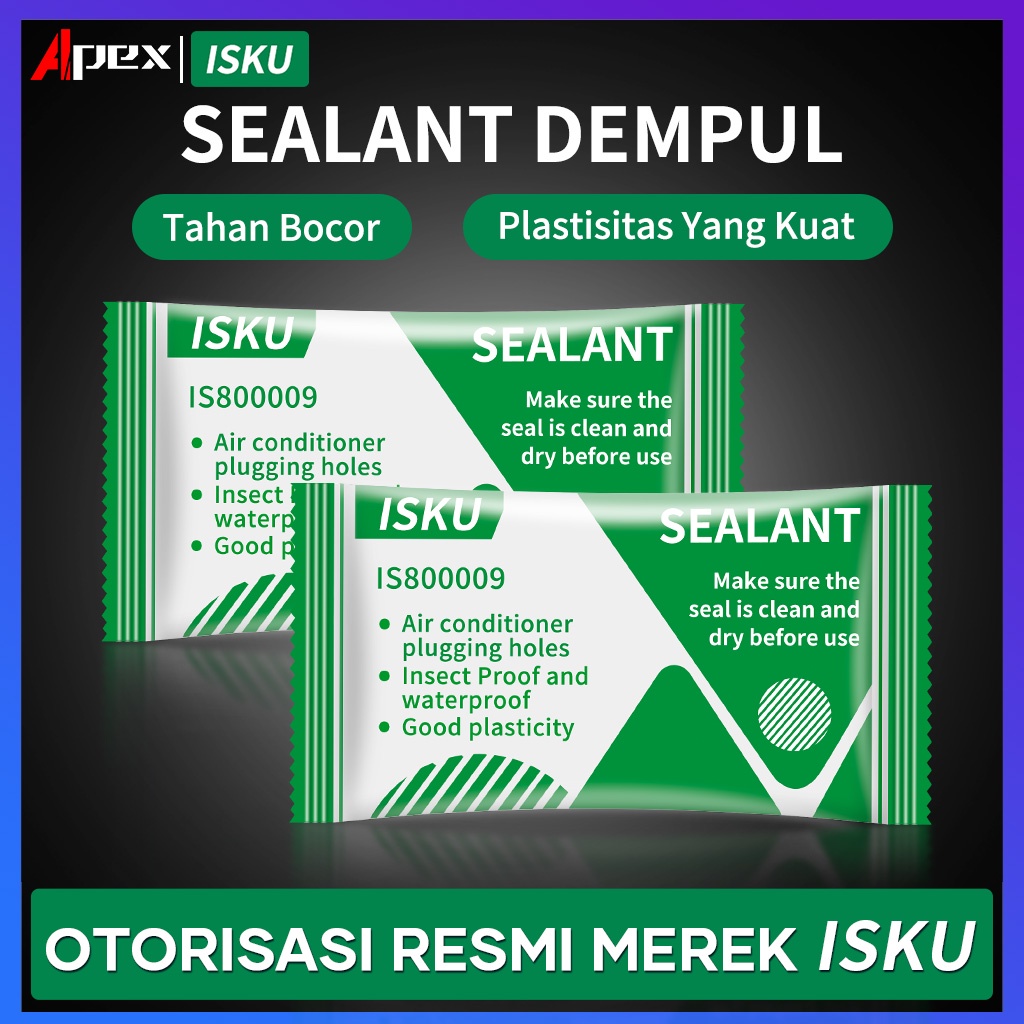 ISKU Sealant dempul tembok dinding/dempul padat ajaib serbaguna/tambal lubang pipa ac segel lubang /dempul penambal lubang multifungsi