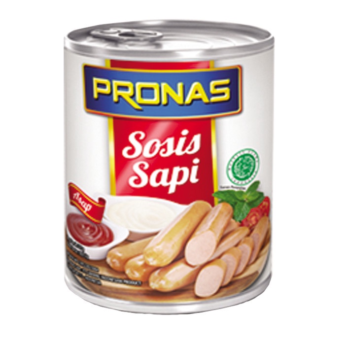 

Pronas Sosis Sapi 325 g dalam kemasan kaleng EOE
