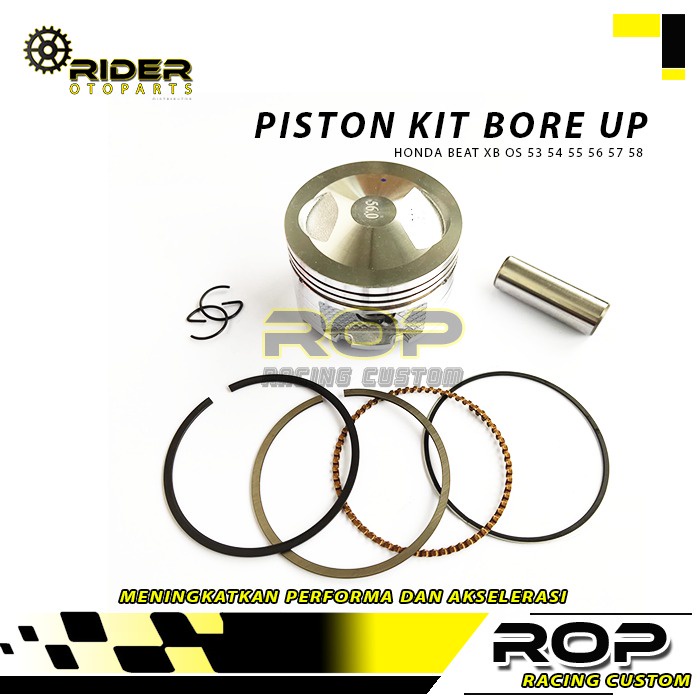 Seher Piston Kit Beat Karbu Bore Up 53 54 55 56 57 58