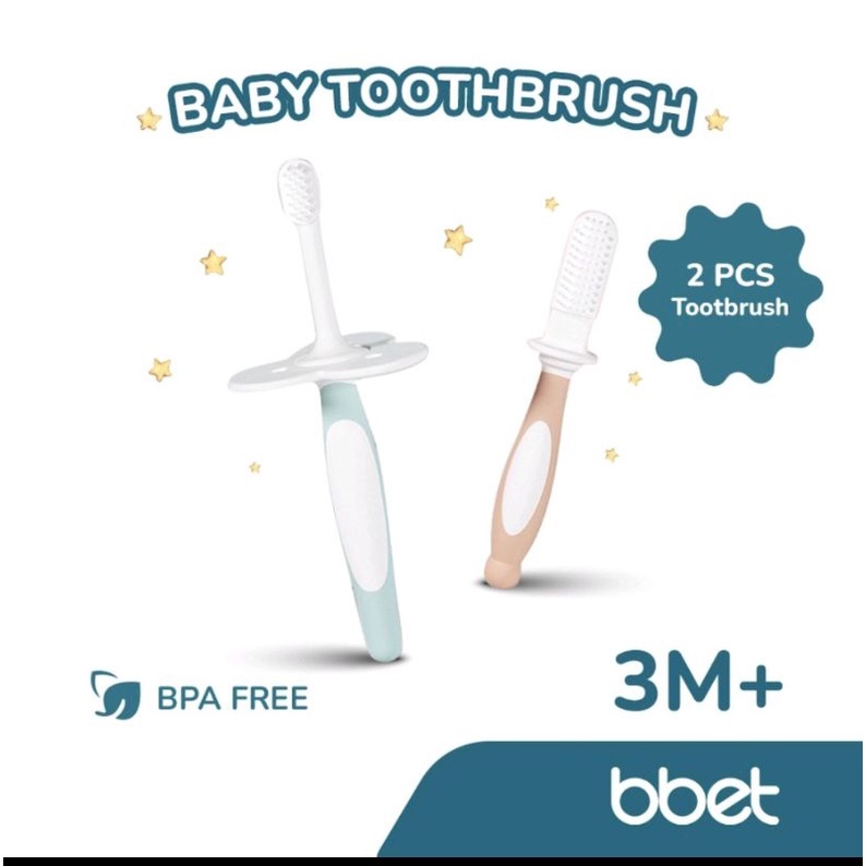 BBET BABY TOOTHBRUSH 2IN1/ SIKAT DAN PEMBERSIH LIDAH