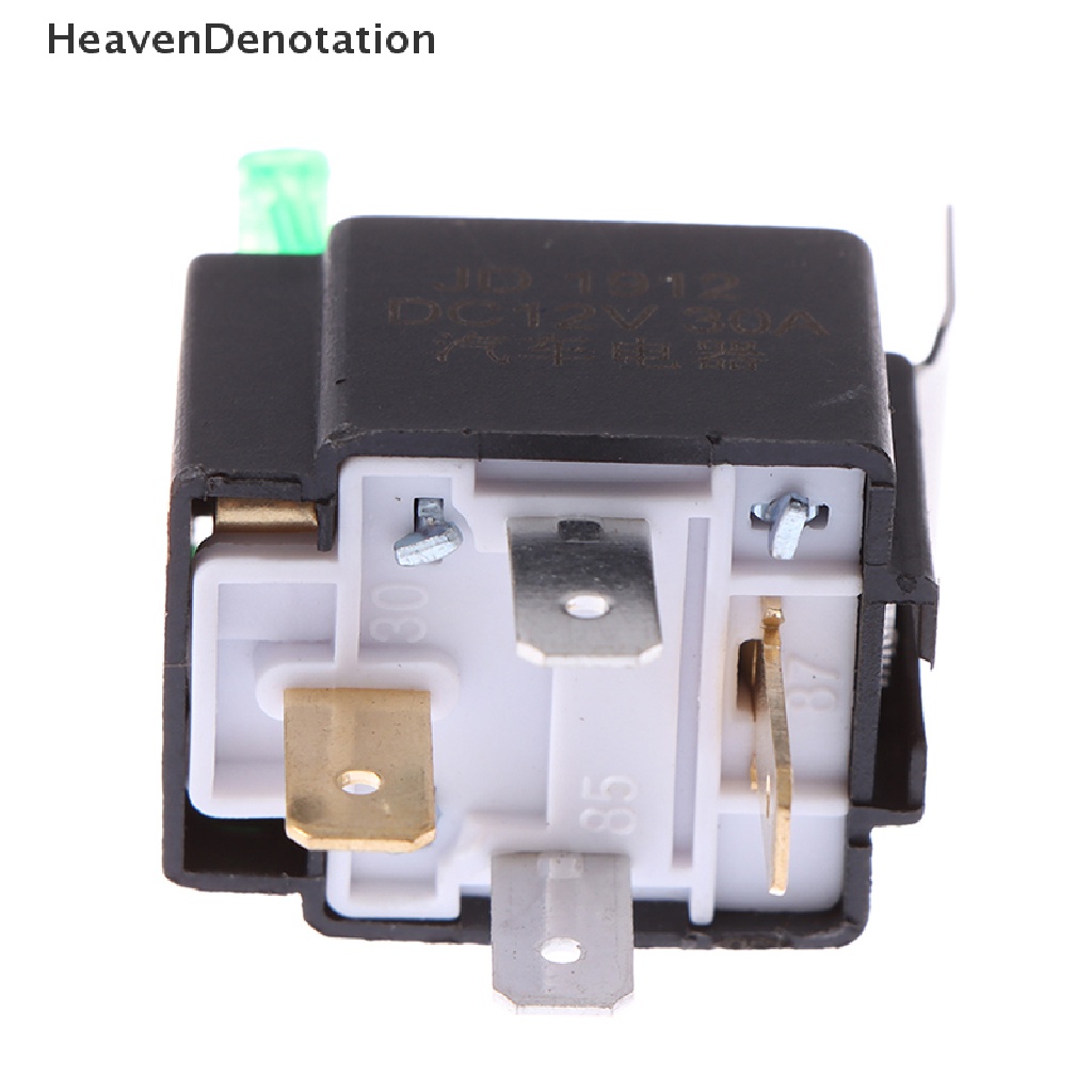 [HeavenDenotation] 12v 30A Mobil Auto Otomotif Heavy Duty Relay 4Pin Fuse Menyatu On/Off SPST HDV