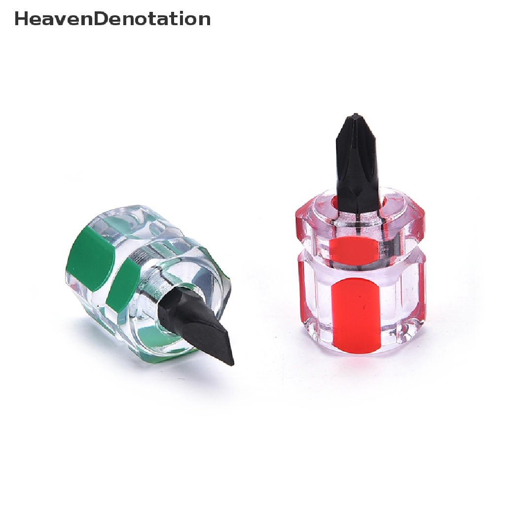 [HeavenDenotation] 2pcs Obeng Mini Screw Driver Pendek Kecil Split Repair Tools Kit Set, HDV