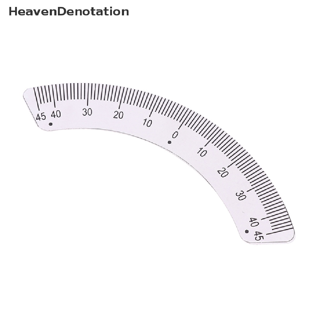 [HeavenDenotation] Penggaris Sisik Plat Siku 45derajat Angle Arc Measuring Gauging Tools Caliper HDV