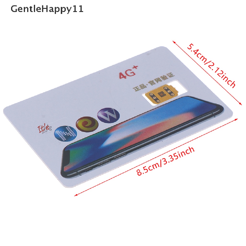 Gentlehappy Usim 4G Pro Solusi Sempurna Untuk Apple Phone13.12.11/PROMAX/XR Chip Ultra Smart Decodable Ke SIM Card id