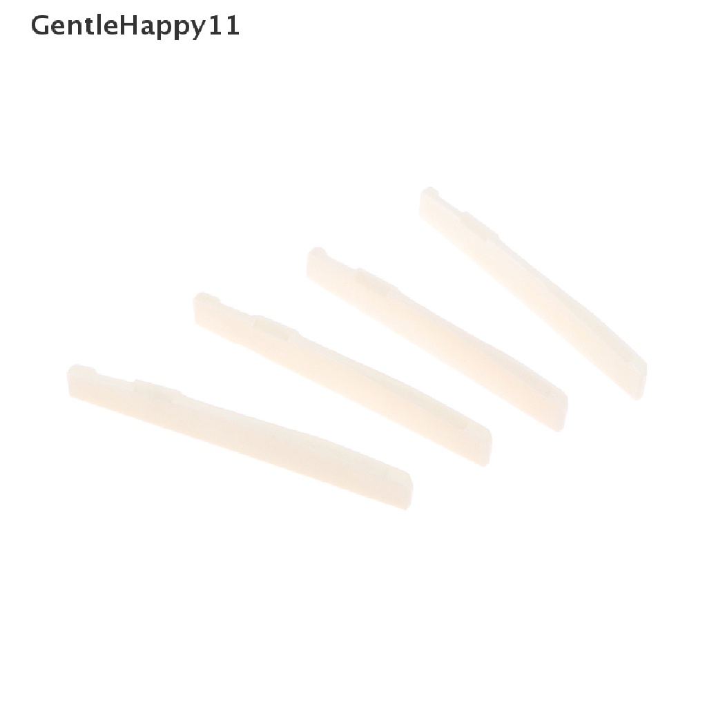 Gentlehappy Real Bone Bridge Saddle Untuk Gitar Akustik Folk 72MM/74MM/76MM/80MM * 12MM id