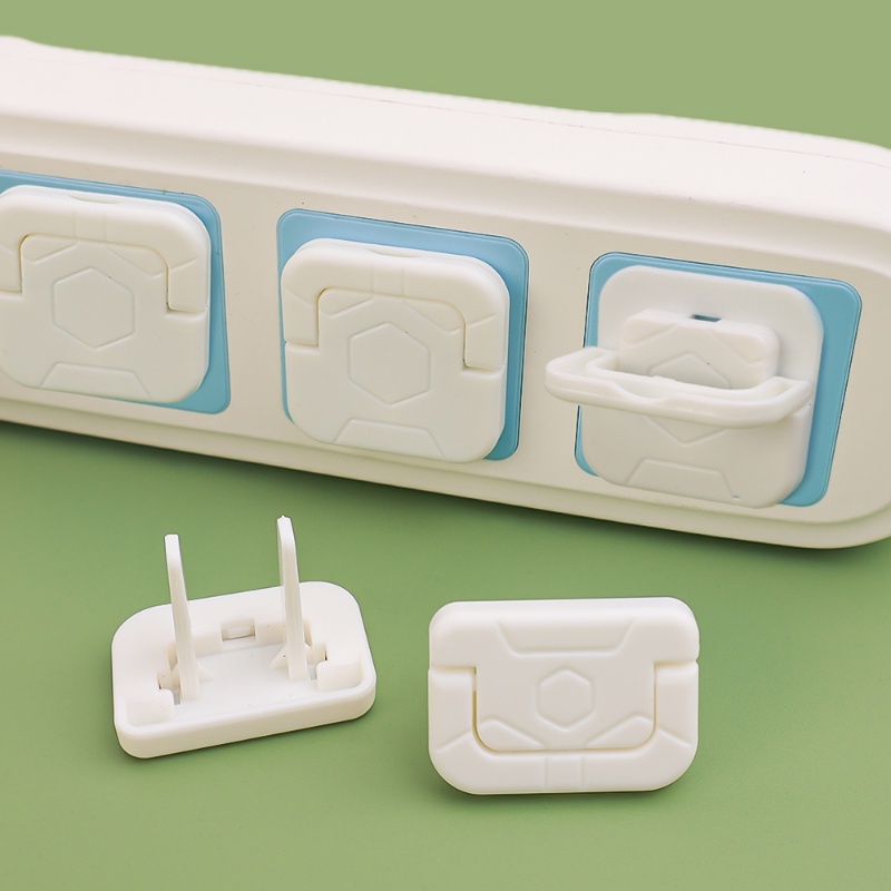 2per3lubang Anak Listrik Shock-proof ABS Penutup Pelindung Soket Dengan Pegangan/Pengaman Insulasi Pengaman Colokan Listrik Praktis Nyaman