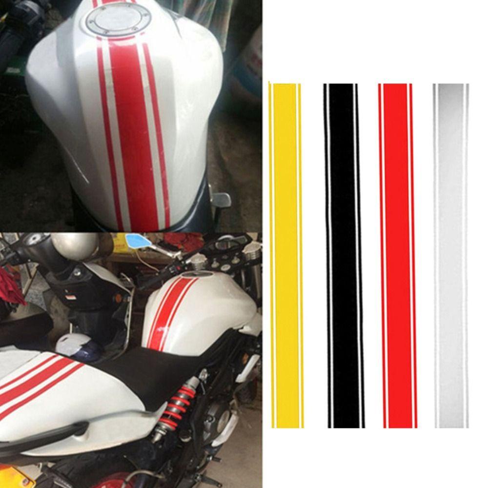 Populer Stiker Reflektif Motor DIY Ornamen Motobike Dekorasi Tank Fender