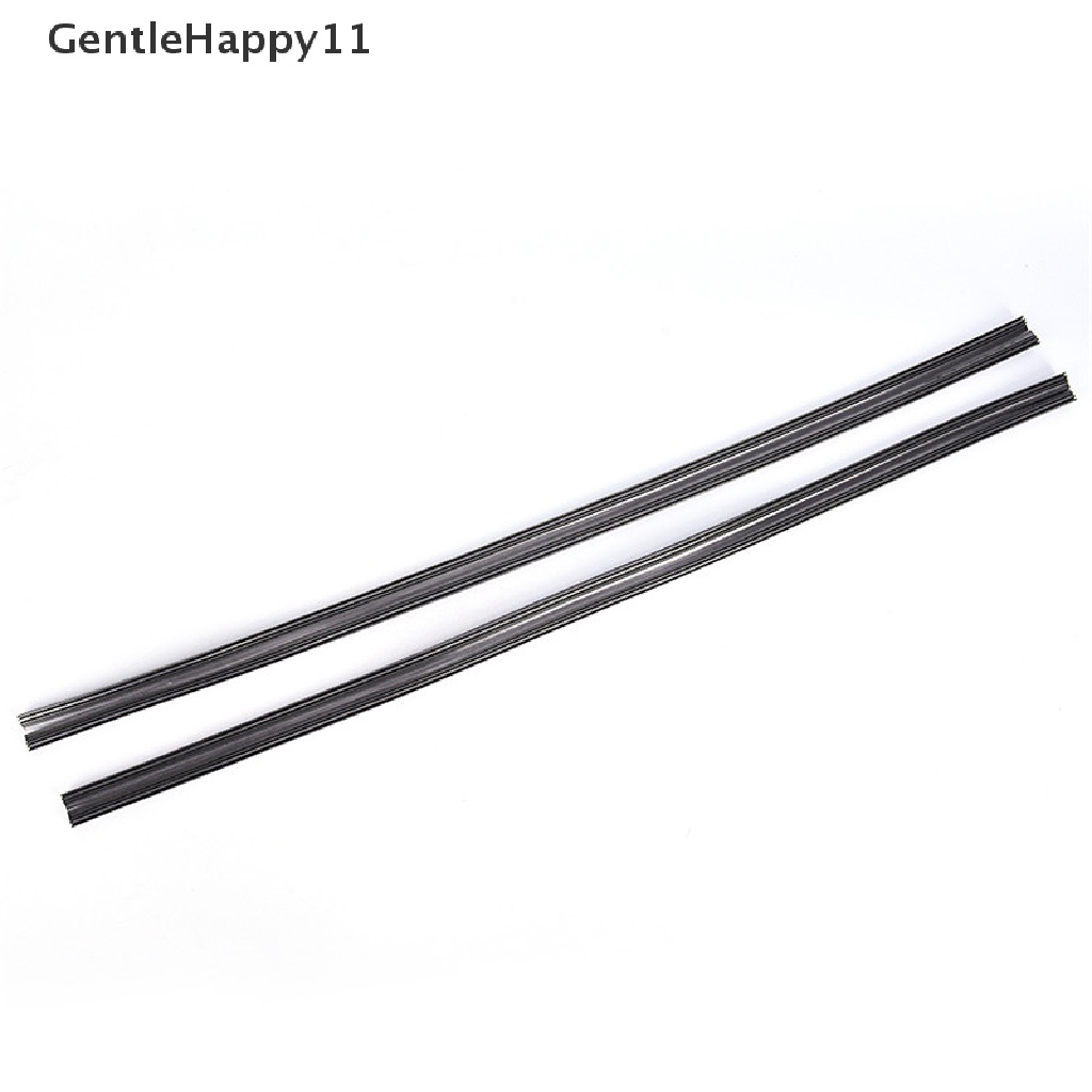 Gentlehappy 2pcs 28&quot; Auto Mobil Bis Kaca Depan Frameless Karet Wiper Blade Refill Hot Sale id