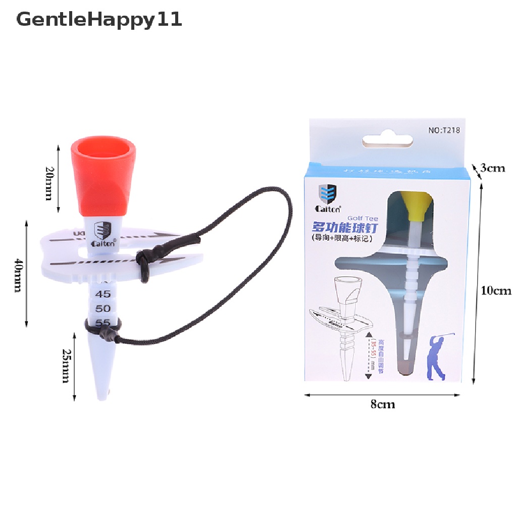 Gentlehappy 1Pc Golf Tee Multi Fungsi Plastice Golf Tee Adjustable Aksesoris Golf id