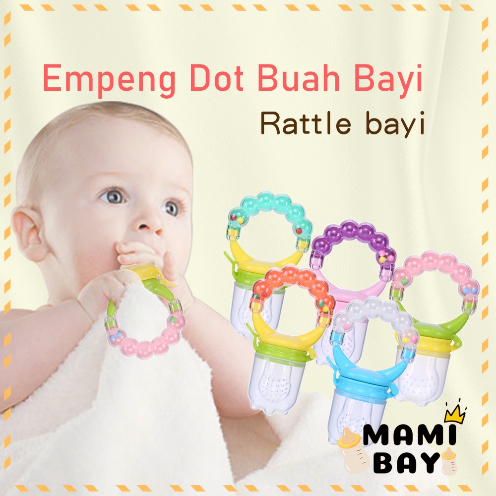 Mamibayi Baby Fruit Feeder Dot Empeng Bayi Buah Gigitan Bayi