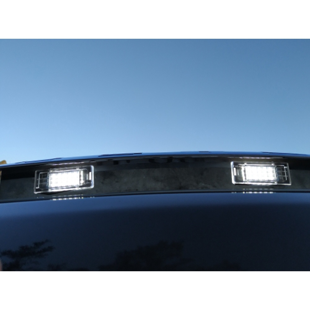 2pcs Lampu Plat Nomor LED Putih Untuk Renault Espace Scenic Laguna Fluence Captur Modus Untuk Dacia Duster Lodgy Logan