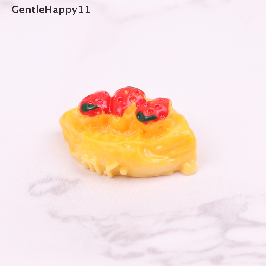 Gentlehappy1per12rumah Boneka Sarapan Mini Telur Roti Bakar Kopi Putar Dapur Restoran Akses id