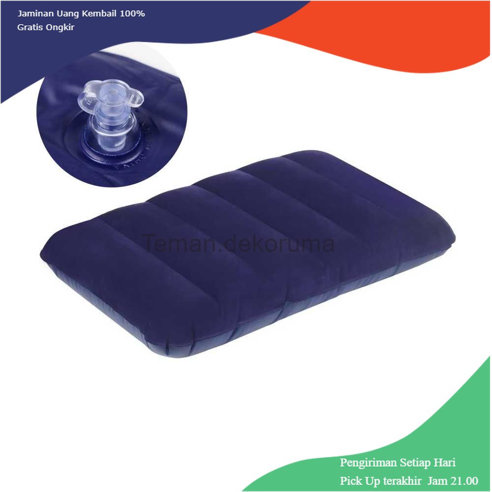 TD - RTG TaffSPORT Bantal Angin Inflatable PVC Neck Pillow High Rest - H0T019