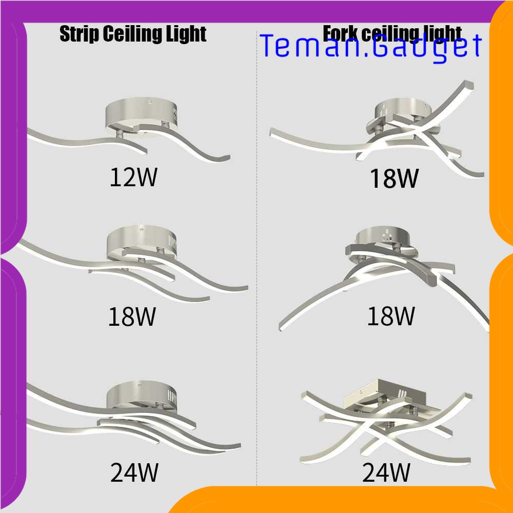 TG - LMP FCMILA Lampu LED Plafon Modern Ceiling Light 18W 43x8 cm Cool White - M236