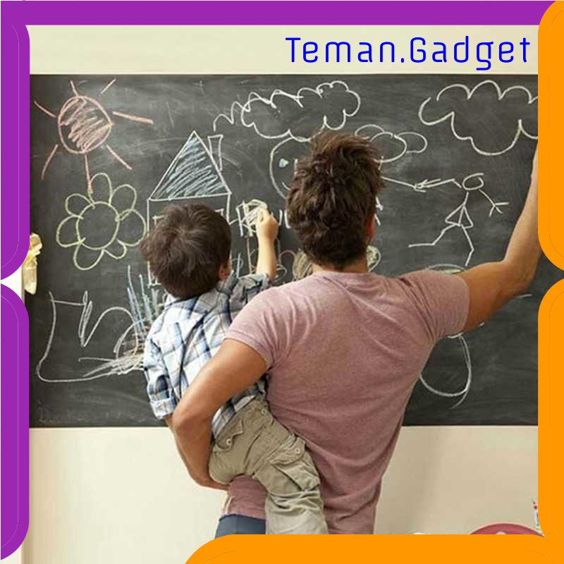 TG - ATK H&amp;F Stiker Dinding Papan Tulis Kapur Flexible 200 x 45 cm - 513