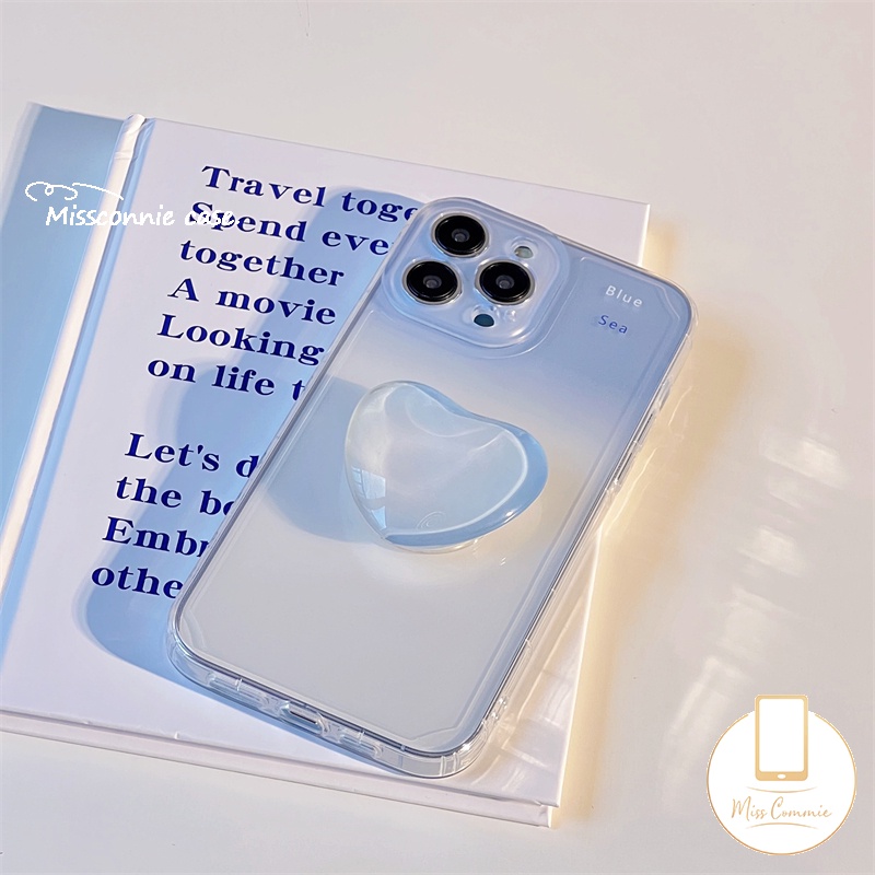 Case Warna Gradasi Infinix Smart5 4 6 Plus Hot11 10 9 12 Play Hot10 9 8 10s 20s 11s 20 12i 10t 10s NFC Note 12 10 Pro 12 G96 12 2023 Love Heart Ring Stand Holder Sarung Soft Cover