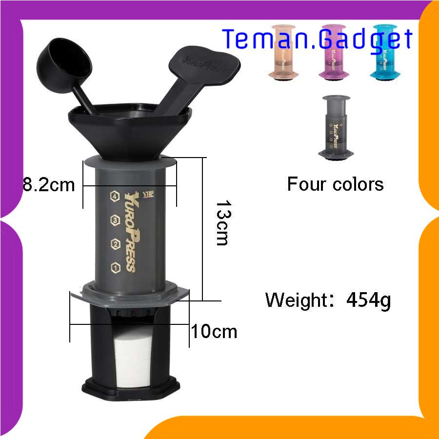 TG - DPR YuroPress Prismo Set Portable French Press Coffee Maker - YRP350