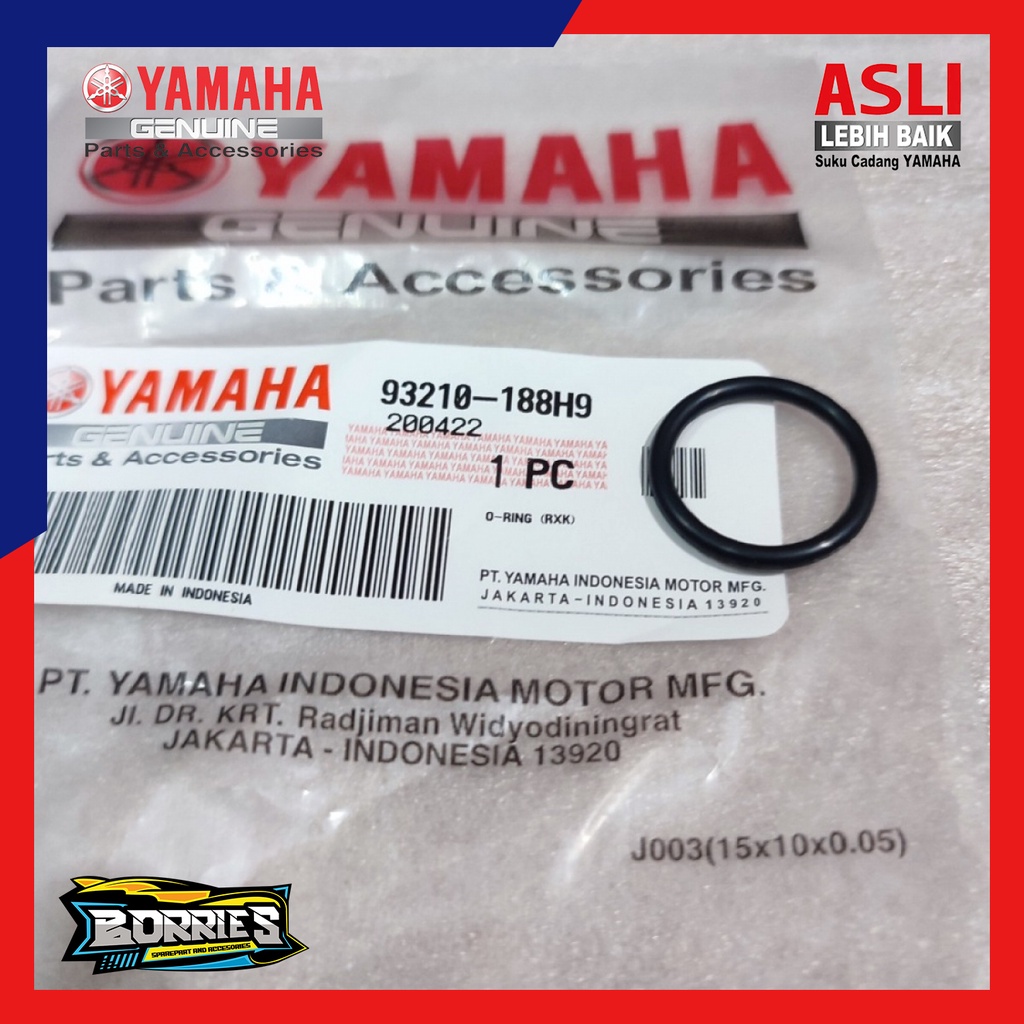 o ring seal pompa oli samping rx king original 93210-188H9
