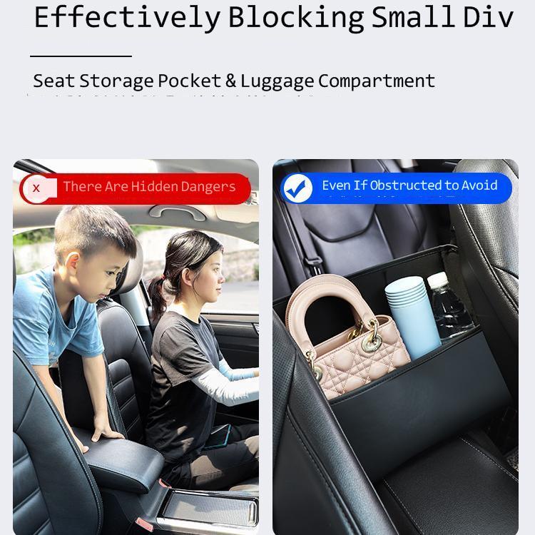 Sandaran Kursi Mobil Organizer Tas Penyimpanan Multifungsi Dengan Kantong Jaring Kursi Tengah Dan Kantong Penyimpanan