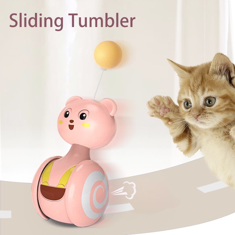 Mainan kucing Cat Toy  Tumbler kucing menangkap bola Tongkat kucing lucu Pet toys