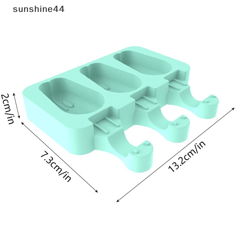 Sunshine Kartun Cetakan Es Krim Silikon Popsicle Molds Reusable Mould Summer Party Kids ID