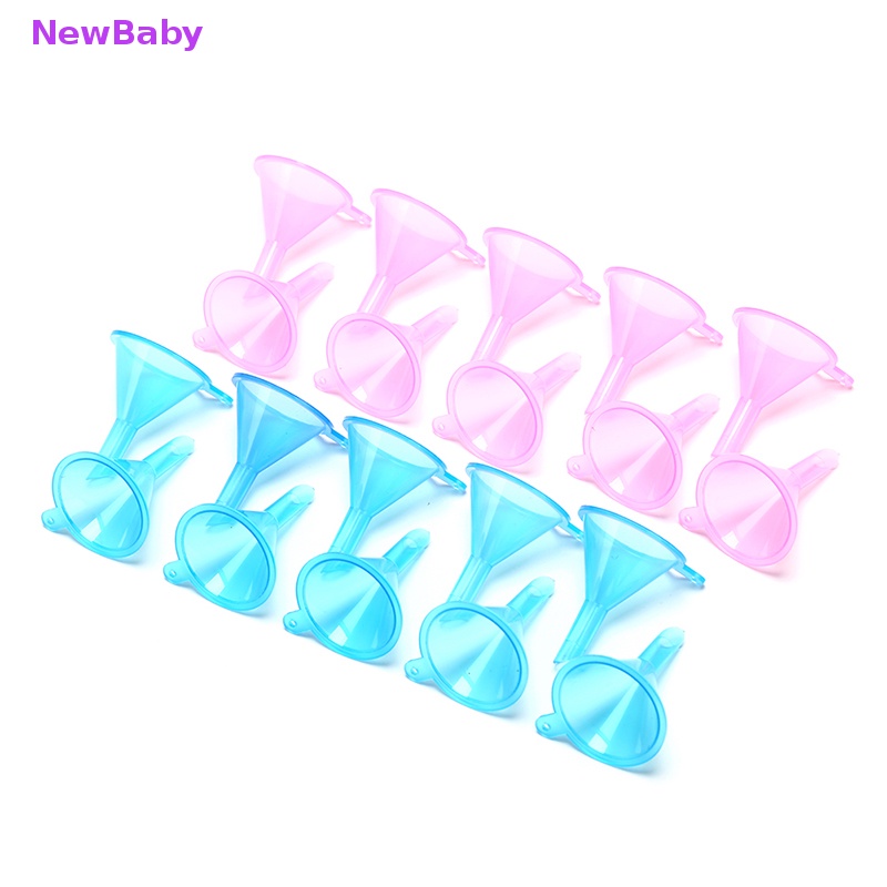 Newbaby 10pcs Plastik Kecil Untuk Botol diffuser Corong Minyak mini labs ID