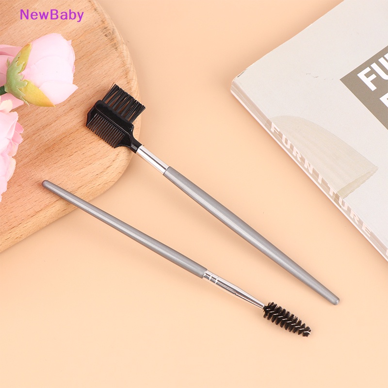 Newbaby 2Pcs Sikat Sisir Bulu Mata Lash Alis Makeup Eyelash Extension Tools ID