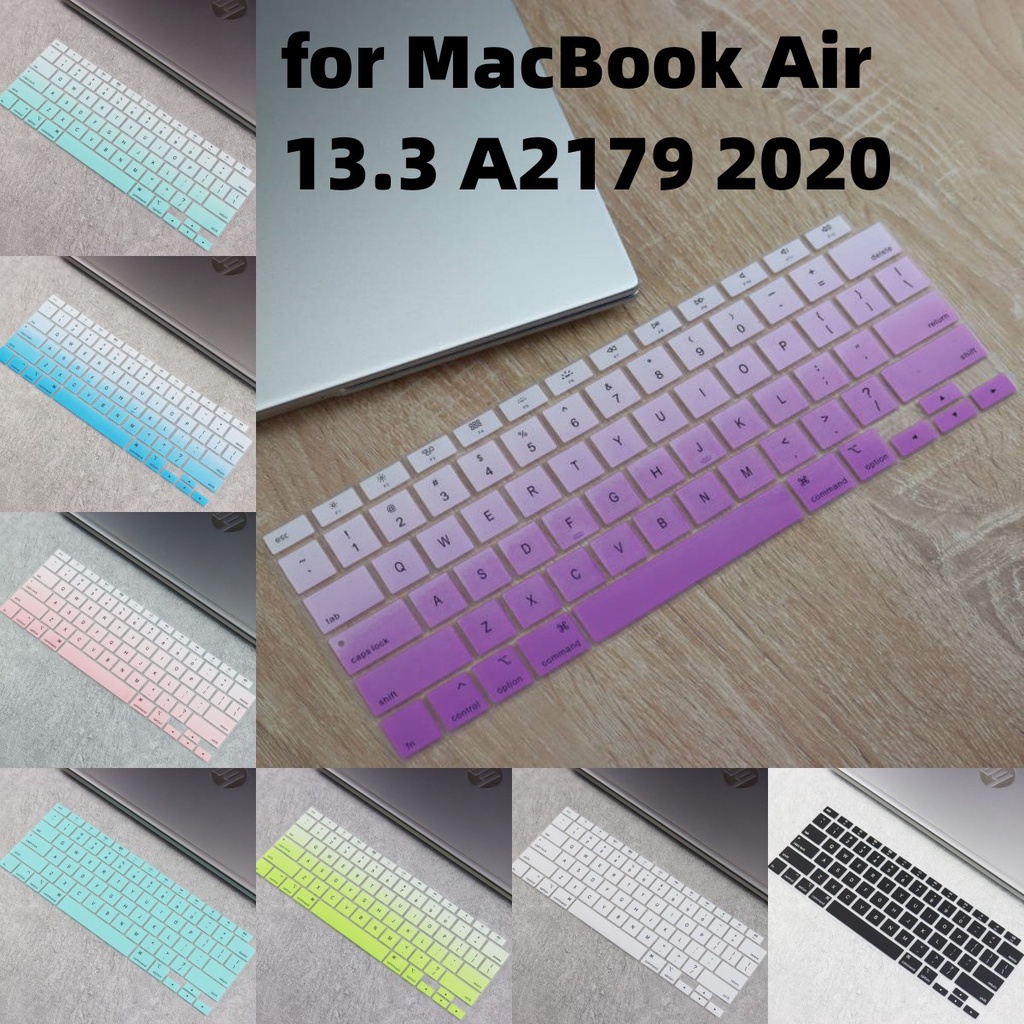 Untuk Seri2020 MacBook Air 13.3 A2179 Tahan Air Silikon Penutup Keyboard Tahan Debu Film