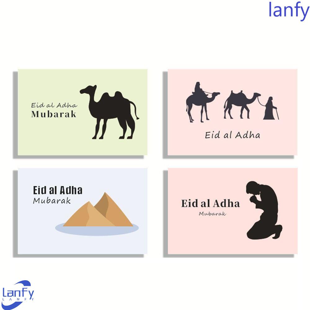 Lanfy Set Kartu Dan Amplop Lebaran Festival Eid Mubarak Kartu Ucapan Islami Kartu Ramadhan Hadiah Ramadhan Kartu Lebaran Muslim Islami Dengan Amplop