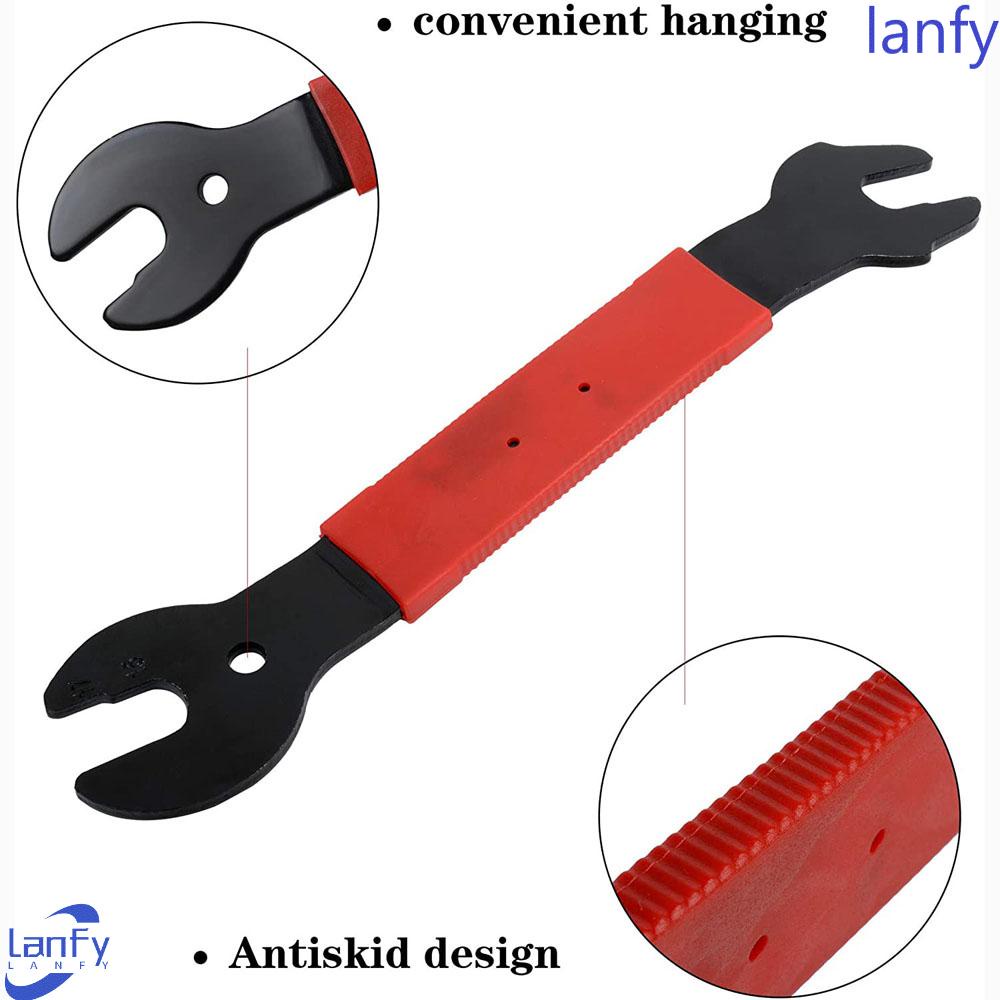 Kunci Pedal Sepeda Dengan Gagang Panjang Ukuran 15/16/17mm