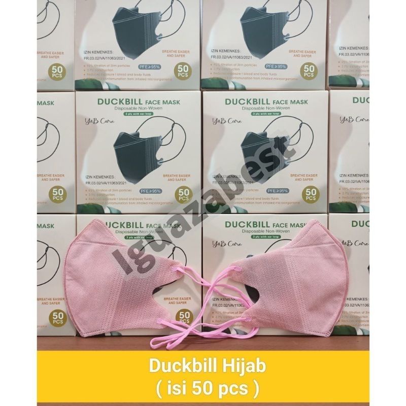 Masker Hijab Duckbill