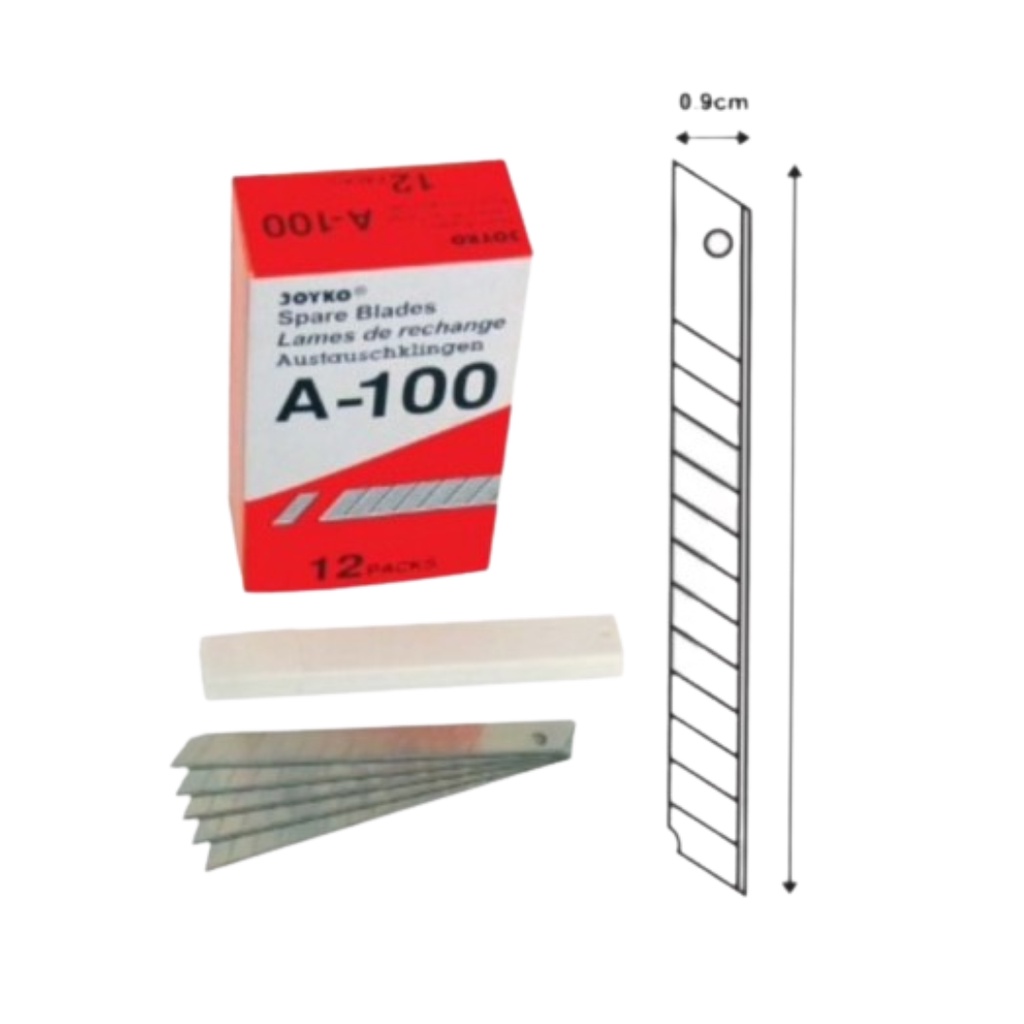 

JOYKO ISI CUTTER KECIL / BLADE REFILL JOYKO A-100 / SPARE BLADE KATER KECIL JOYKO / REFILL ISIAN CUTTER JOYKO A-100 / REFILL PISAU CUTTER