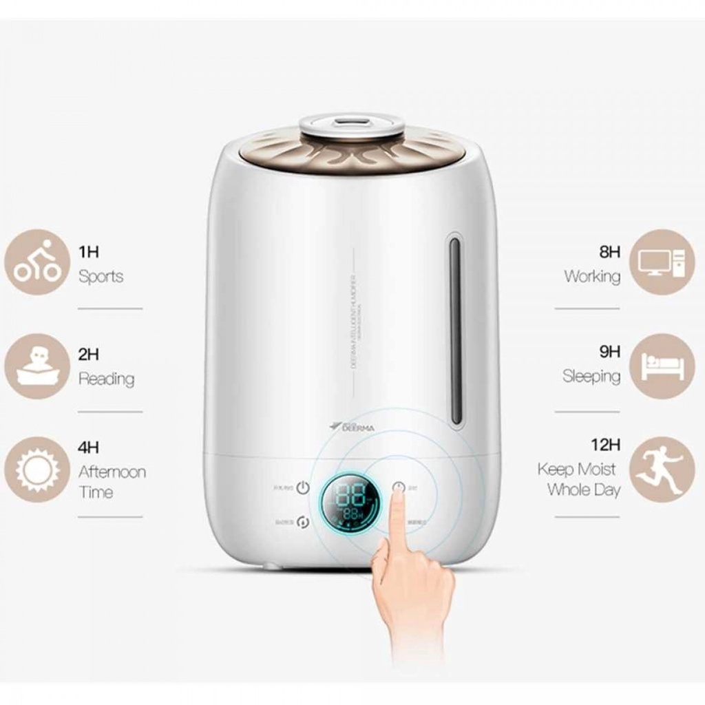 Humidifier Pelembab Pengharum Udara Aromaterapy 5 Liter Touch Screen