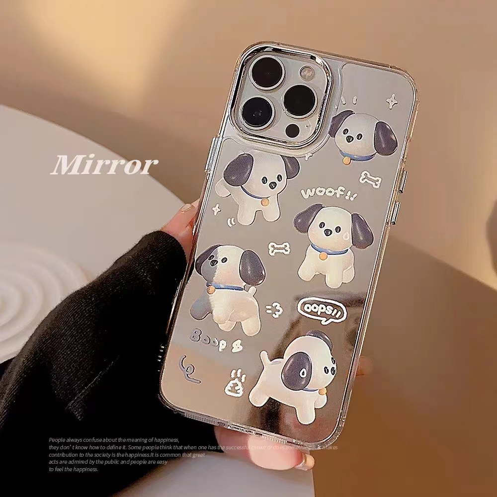 Cocok Untuk Iphone14 Pro Max iPhone Phone Case Cermin Casing Ponsel Kuat Kamera Perlindungan Tahan Guncangan Gaya Sederhana Kompatibel Dengan Iphone13 13pro 13prm iPhone 11 7Plus 8Plus Xr XS 12 Pro Max Casing Ponsel