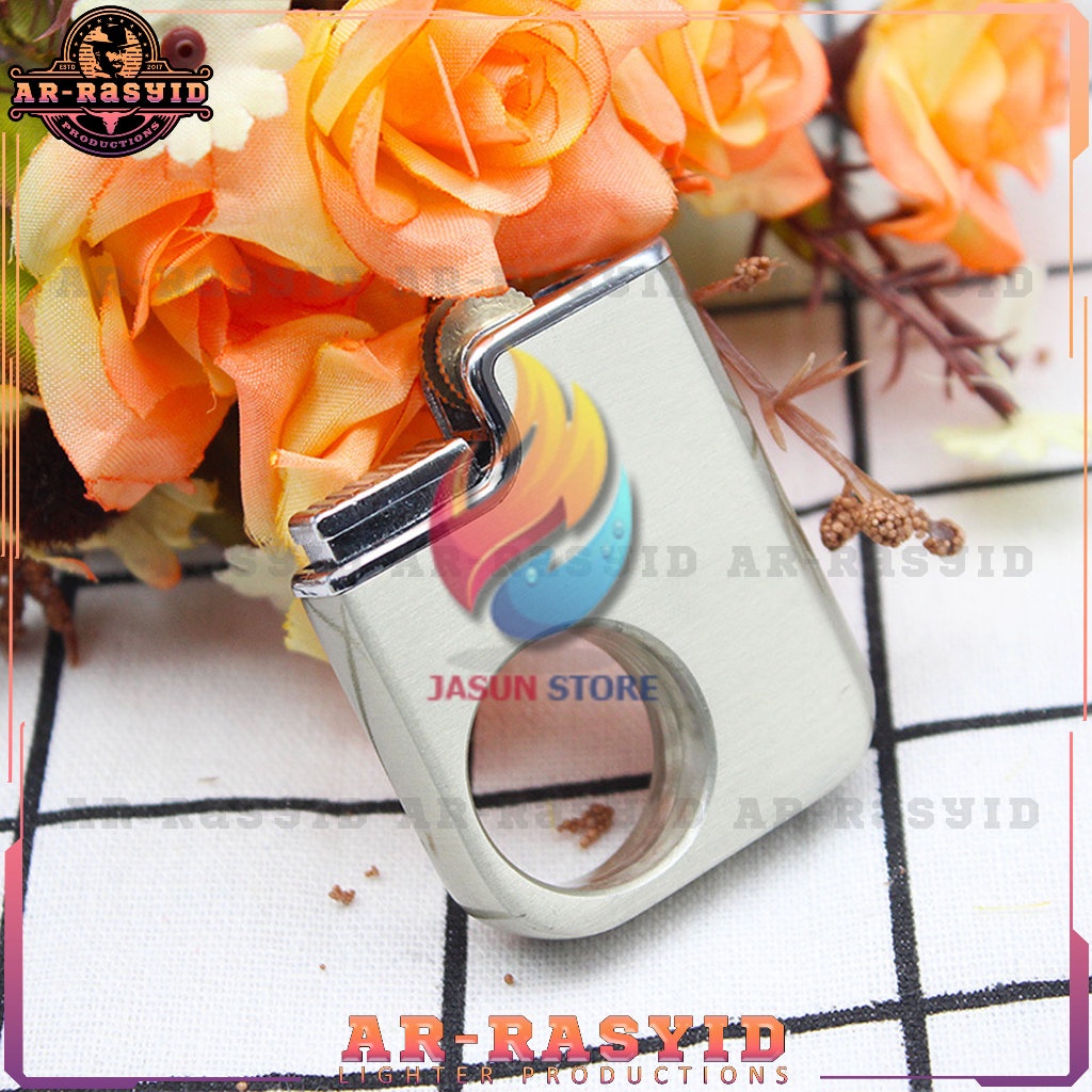 BISA COD! Korek Api Roda Api Gas Fun Ring Flame Lighter YC-310 TERBARU