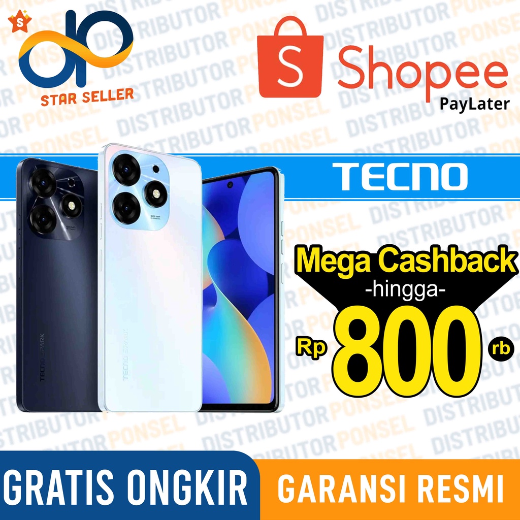 Tecno Spark 10 Pro / Spark 10 8/128GB Garansi Resmi Techno Spark 10