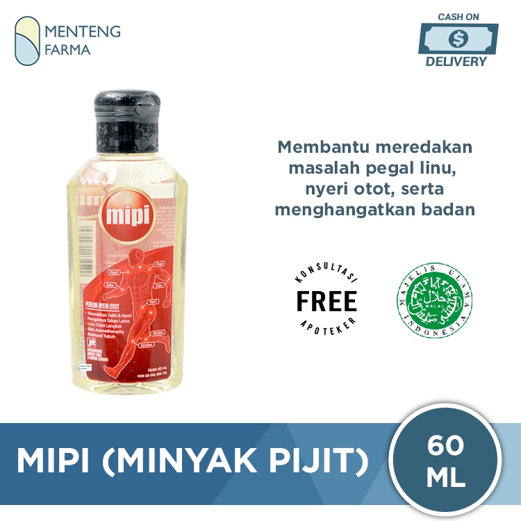 MIPI (Minyak Pijit) 60  mL - Minyak Gosok Pereda Nyeri Otot
