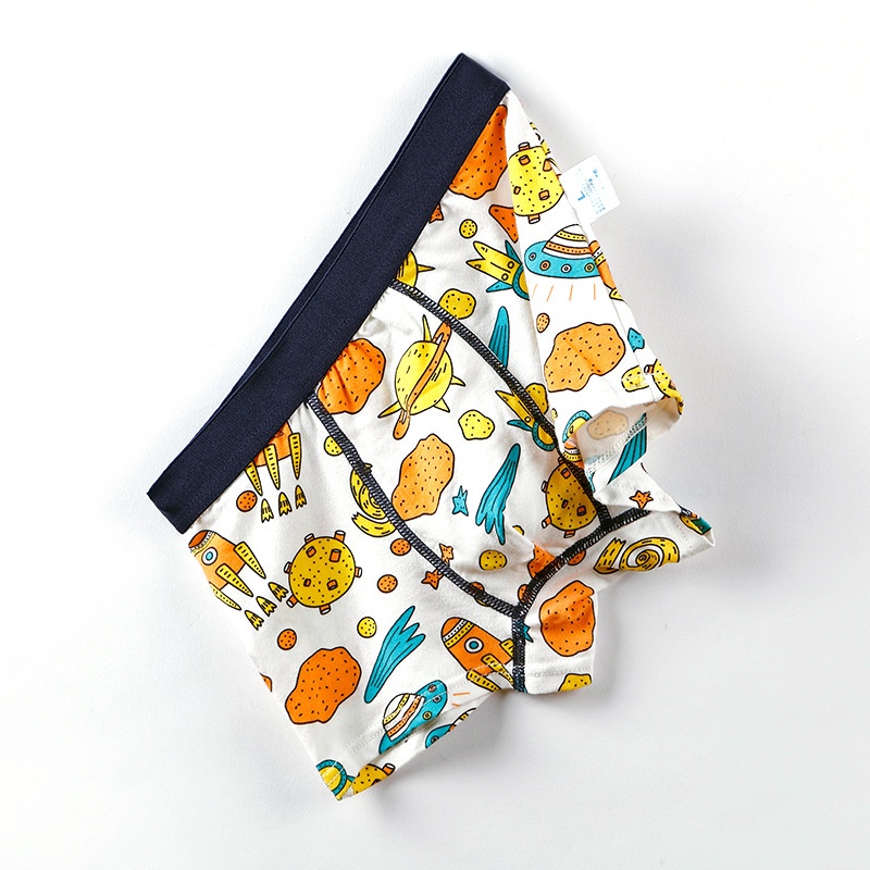 T&amp;Y Celana Dalam Boxer Anak Motif Kartun Dino Roket Kode 6769 Sempak Anak Bahan Katun Cd Pria Underwear Impor Murah