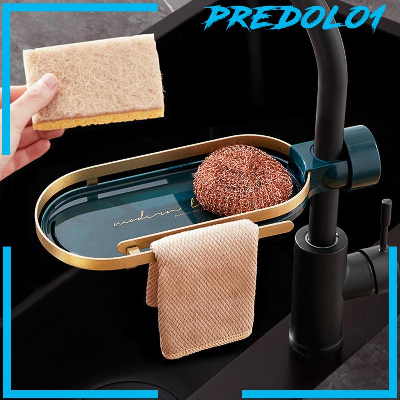 [Predolo1] Faucet Drain Rack Kitchen Tempat Spons Kran Untuk Laundry Room Kitchen