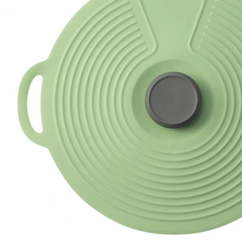 Silicone Fresh-keeping Lid/Tutup Panci Silikon Sealing Anti Tumpah/Tableware Silicone Pot Cover
