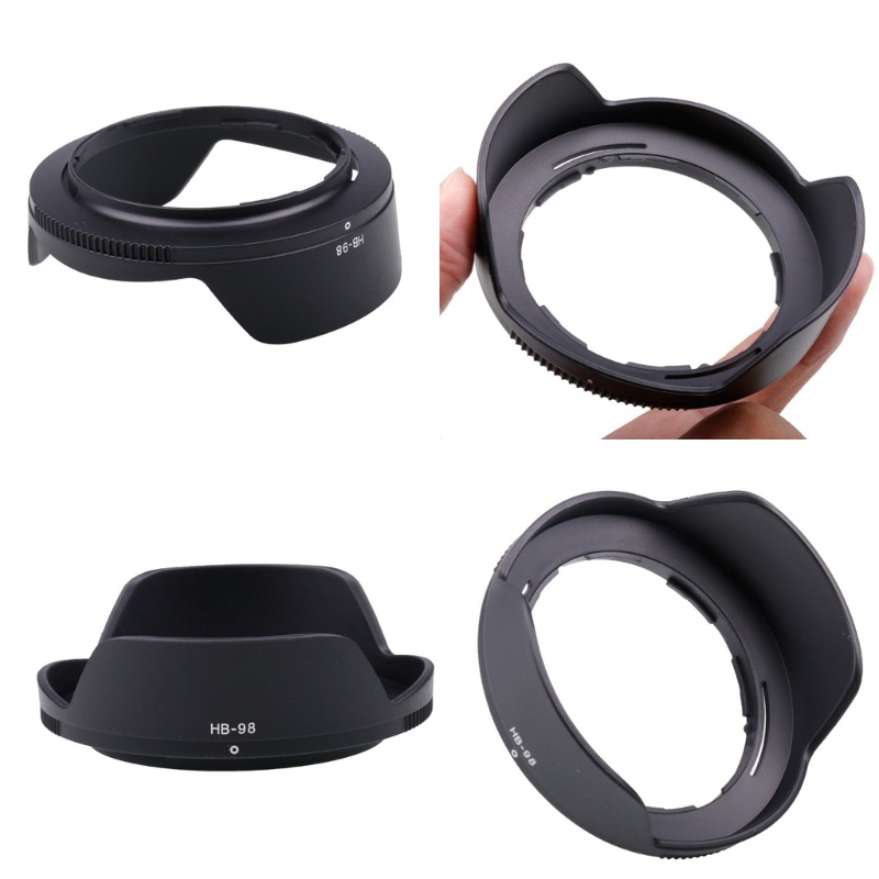 Vivi Shockproof HB-98 Lens Hood Reversible Shade Untuk Lensa Z-24-50mm f 4-6 3 52mm