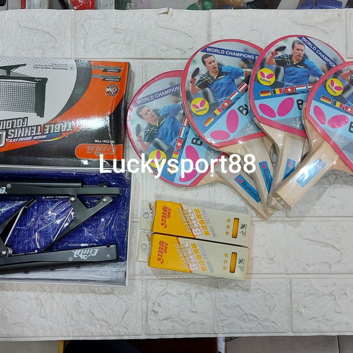 Tenis Meja Butterfly MDF / Meja pingpong - Merah