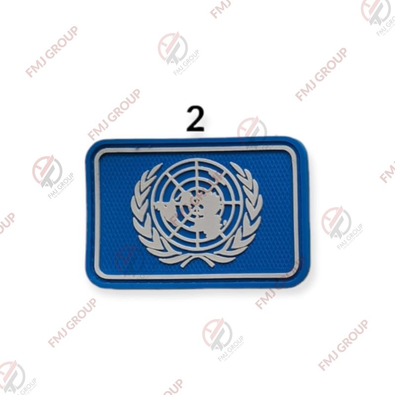 Patch Rubber Emblem Logo UN/Unifil/PBB Velcro