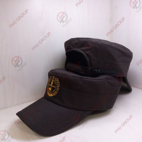 Topi Komando PRAMUKA Cokelat Kopi / Topi Komando Loreng Gurun Terbaru / Topi Komando Logo Pramuka