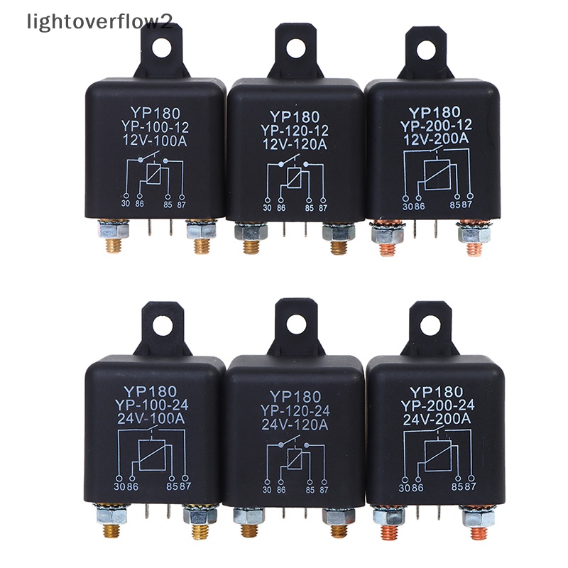 [lightoverflow2] Starg Relay 200A 100A 12V/24V Power Otomotif Heavy Current Start Relay [ID]