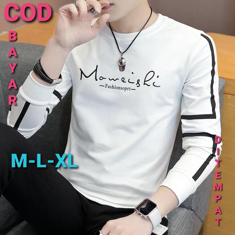 COD/DS2/M-L-XL KAOS PRIA DANILO MAWEISLI  LENGAN PANJANG / BAJU PRIA PAKAIAN PRIA ATASAN PRIA