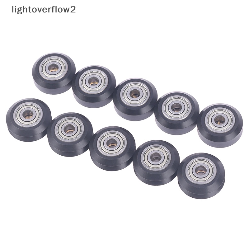 [lightoverflow2] 5pcs Roda Plastik Idler Pulley Gear Roda Bulat Pasif Untuk Ender3Cr10 CR-10S [ID]