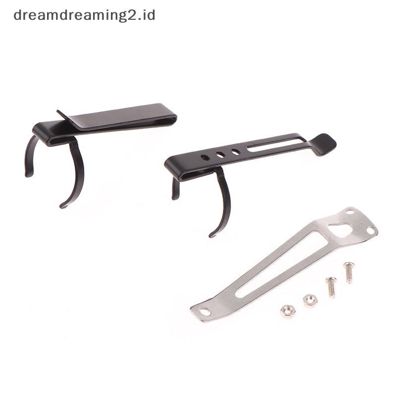 (drea) 1pc Senter Metal Holding Clip Besi Klip Senter Klip Pulpen Universal//