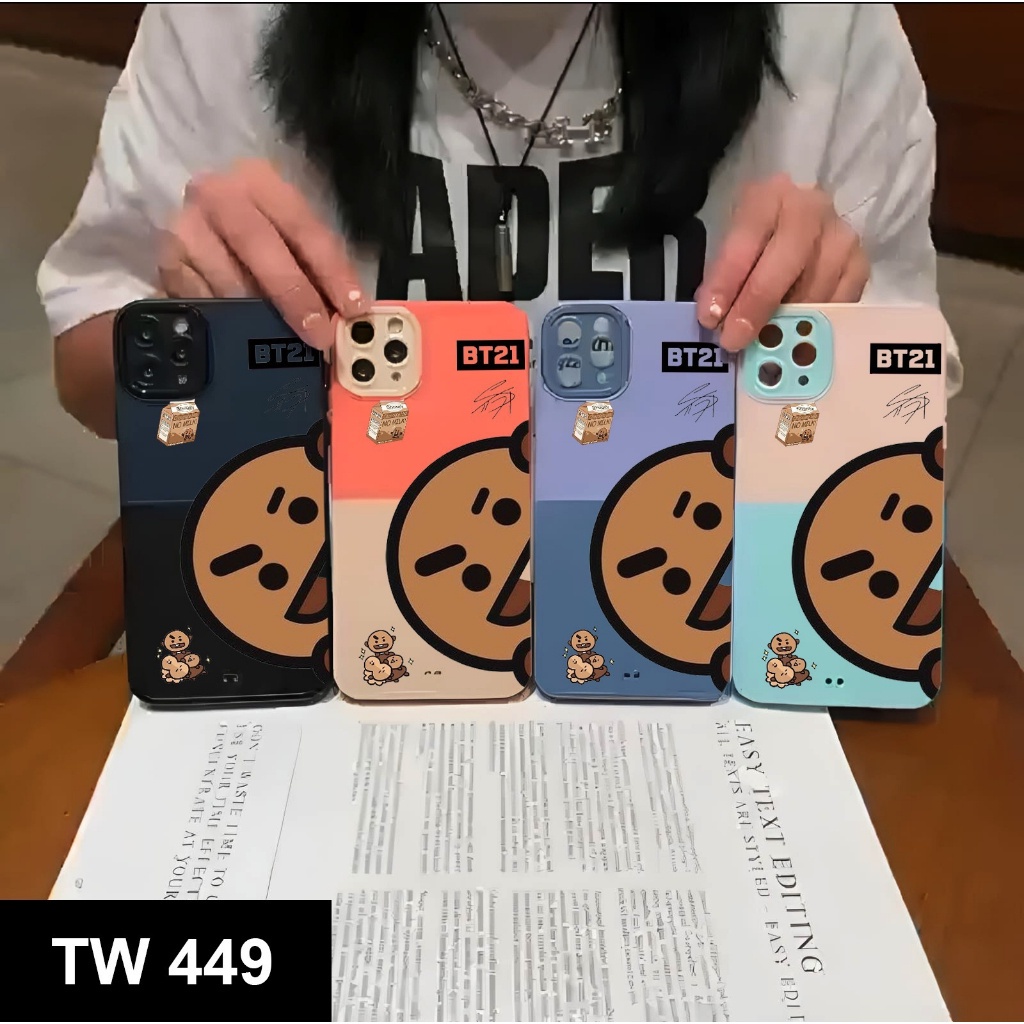 NEW CASE TWO TONE MOTIF FOR XIAOMI REDMI A2 2023 NEW CASE - BDC