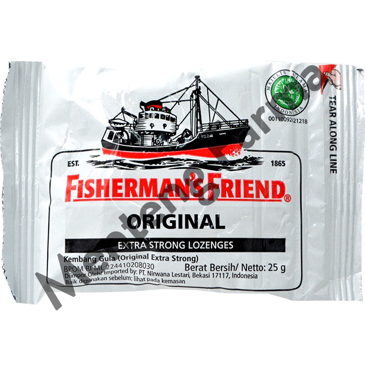 Fisherman's Friend Original Extra Strong - Permen Pelega Tenggorokan